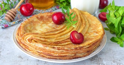 Блины 3 стакана на молоке