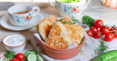 Пирожки на кефире жареные на сковороде