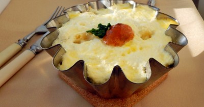 Макароны с творогом и сливками в духовке