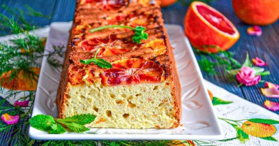 Кекс с апельсином в духовке