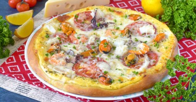 Пицца морская