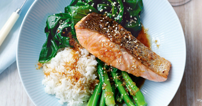 Горбуша в соевом соусе