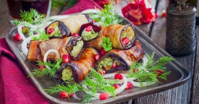 Баклажаны с орехами по грузински