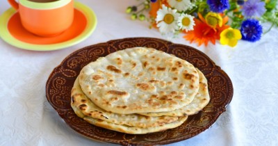 Как приготовить Лепешка без начинки на сковороде