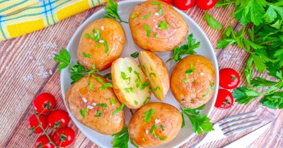 Картошка в аэрогриле в фольге