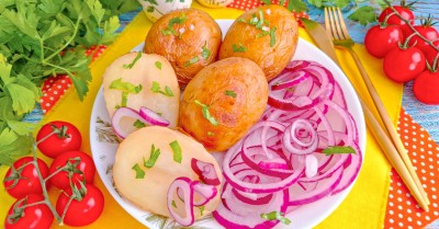 Картошка в аэрогриле в фольге