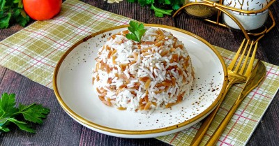 Турецкий плов с пастой орзо