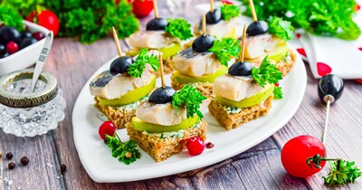 Как подавать канапе