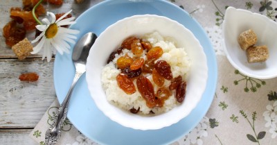 Кутья поминальная с изюмом из риса на поминки