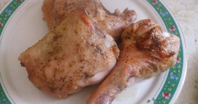 Курица кусочками в духовке в пиве и специях