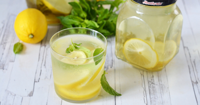 Напиток с мятой и лимоном на зиму
