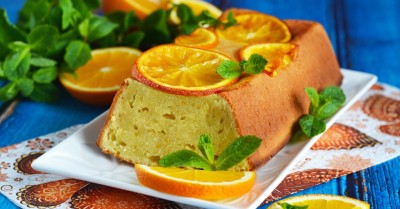 Кекс с апельсиновой цедрой