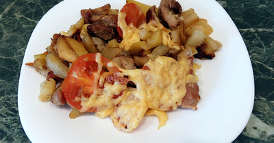 Картофель по-французски на сковороде