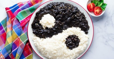 Салат Инь Янь с черносливом