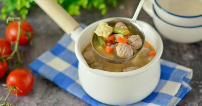 Как варить суп с фрикадельками