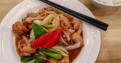 Острая свинина, обжаренная в соусе Хойсин