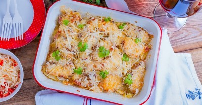 Свинина по французски с картофелем и сыром в духовке