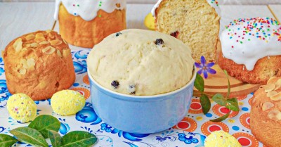Тесто для куличей на топленом молоке