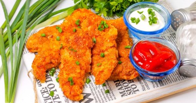 Наггетсы на сковороде