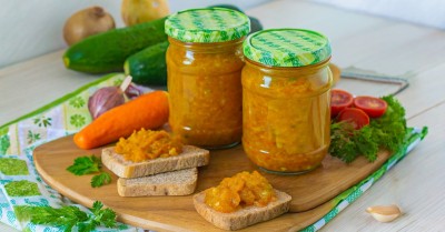 Кабачковая икра обжаренная