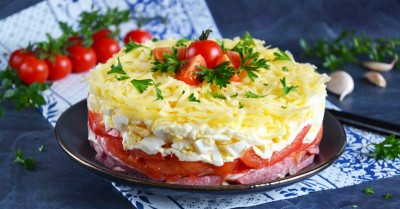 Салат Восточный классический с колбасой