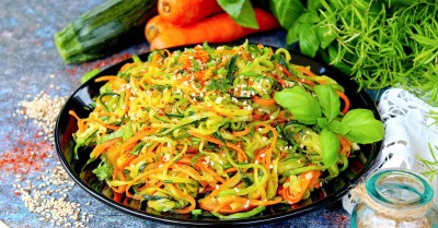 Кабачки по корейски быстрого приготовления