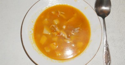 Суп с белой фасолью консервированной и морковью