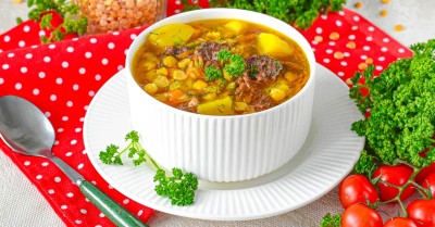Гороховый суп с тушенкой