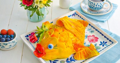 Торт Рыба из мастики