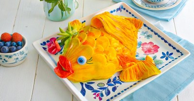 Домашний торт Рыба из мастики