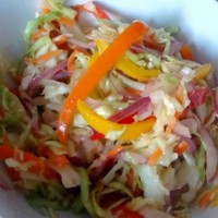 Капуста маринованная с болгарским перцем