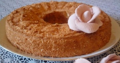Ванильный бисквит для торта