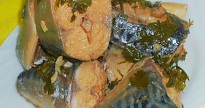 Рыба в соусе киндзмари
