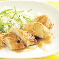 Курица в лимонном соусе по-гречески