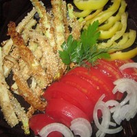 Кабачковые пальчике в кунжуте