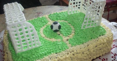 Торт Футбольное поле для мальчика