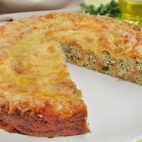 Блинный пирог из блинов с курицей