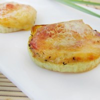 Закуска из запеченного лука с сыром