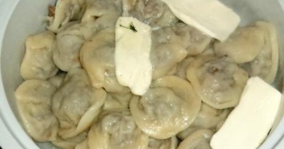 Ушки с грибами