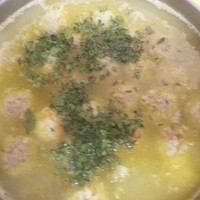Суп с фрикадельками из куриного фарша