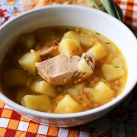Гречневый суп с курицей