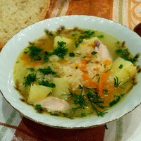 Куриный суп со звездочками