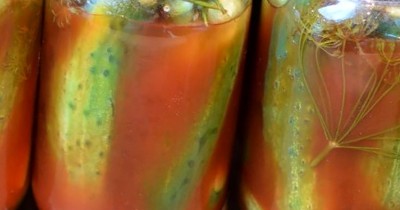 Маринованные огурцы с кетчупом, уксусом и хреном на зиму