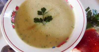 Овощной крем суп со сливками