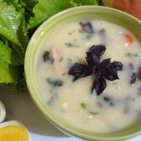 Суп пюре на курином бульоне из шампиньонов
