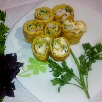 Яичные роллы по-корейски