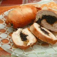 Куриный рулет с черносливом