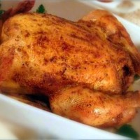 Курица в рукаве в духовке целиком