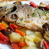 Карп в рукаве в духовке