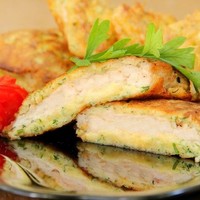 Куриные отбивные с сыром